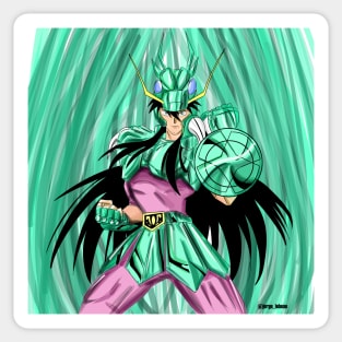 shiryu the dragon saint Sticker